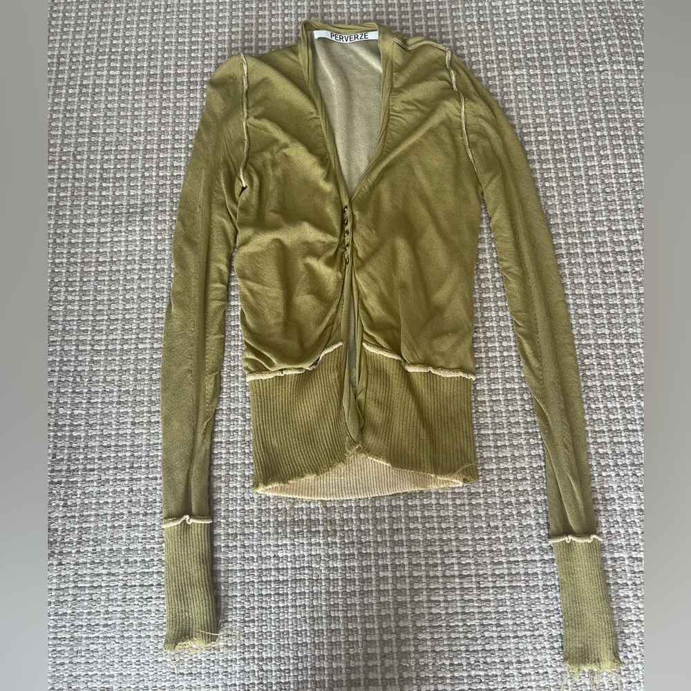 Perverze Distressed Cardigan